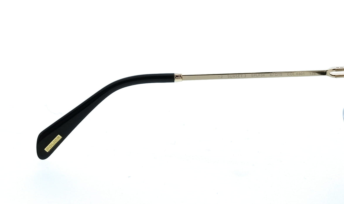 POLICE PLF34 301 Gold Square Womens Sunglasses