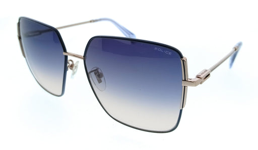 POLICE PLF34 0 Blue Square Womens Sunglasses