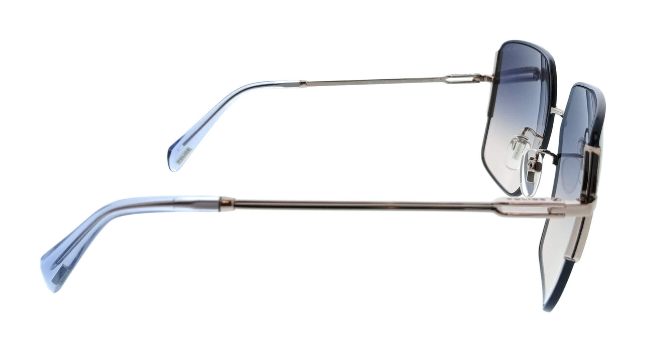 POLICE PLF34 0 Blue Square Womens Sunglasses