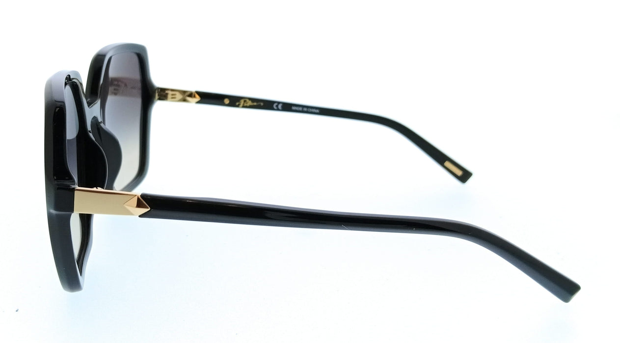 POLICE PLF36 700 Black Geometric Womens Sunglasses