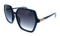 POLICE PLF36 0Z20 Blue Geometric Womens Sunglasses