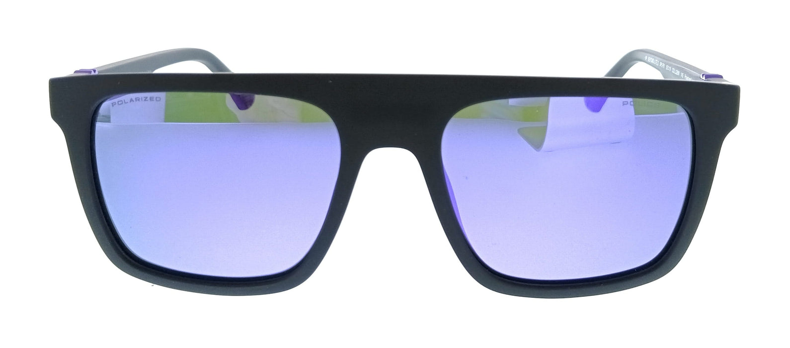 POLICE PLF61 U28W Black Square Mens Sunglasses