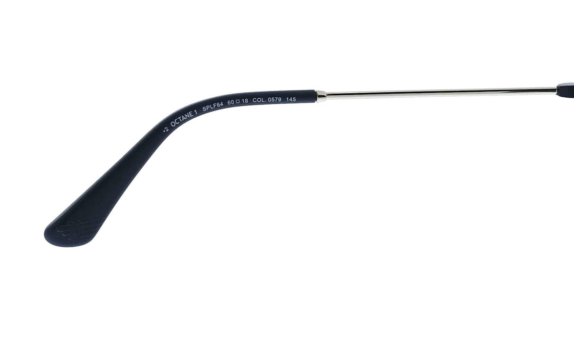 POLICE PLF64 579 Silver Geometric Mens Sunglasses
