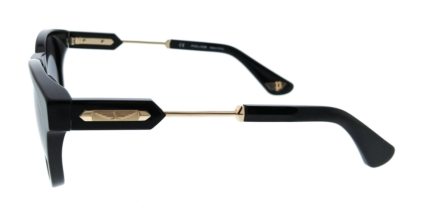 POLICE PLF70 700 Black Pantos Mens Sunglasses