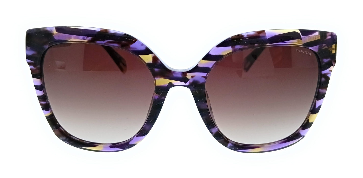 POLICE PLG19 0VB9 Purple Butterfly Womens Sunglasses