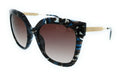POLICE PLG19 0XAP Brown Butterfly Womens Sunglasses