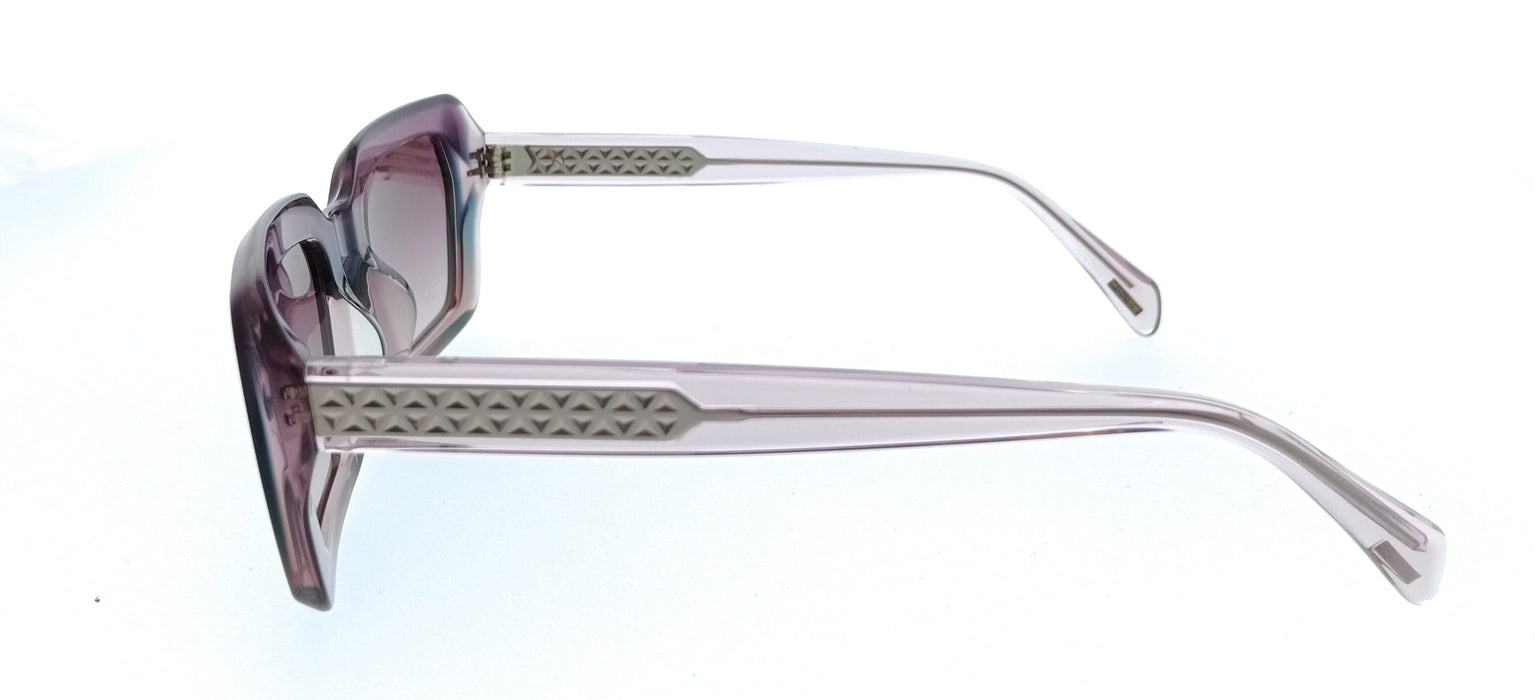 POLICE PLG21 0ABT Purple Square Womens Sunglasses
