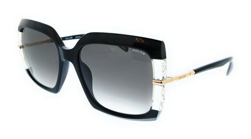 POLICE PLG23 700 Black Square Womens Sunglasses