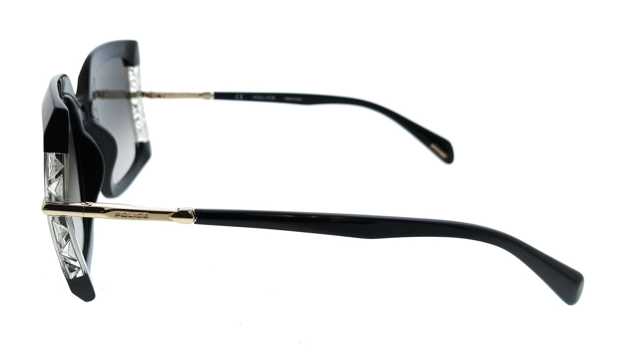 POLICE PLG23 700 Black Square Womens Sunglasses