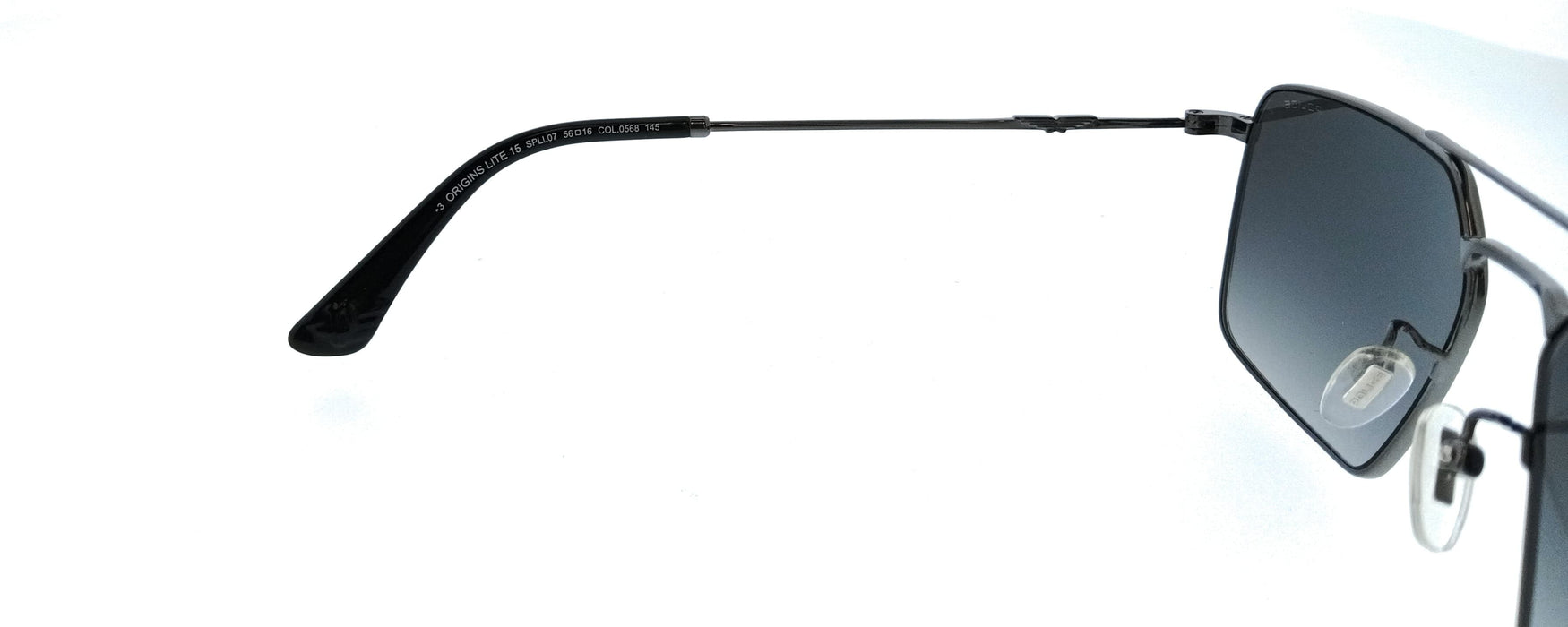 POLICE PLL07 568 Black Navigator Mens Sunglasses
