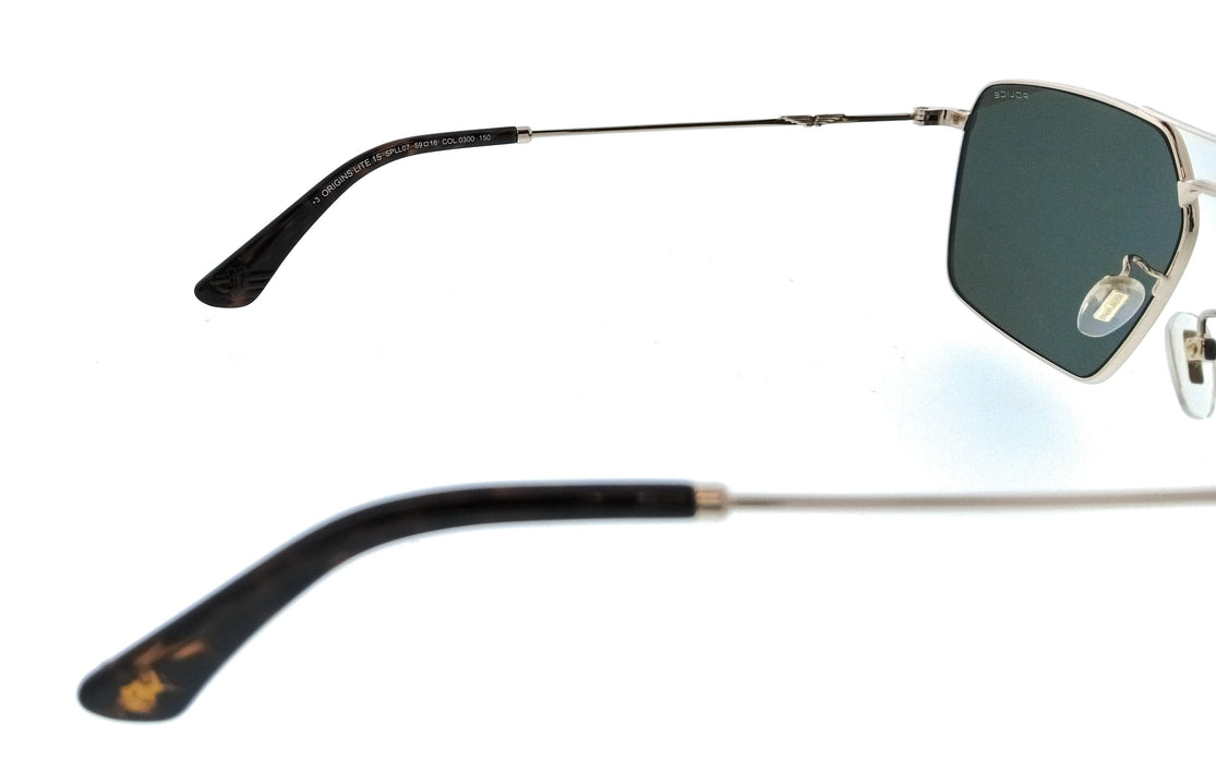POLICE PLL07 300 Silver Navigator Mens Sunglasses