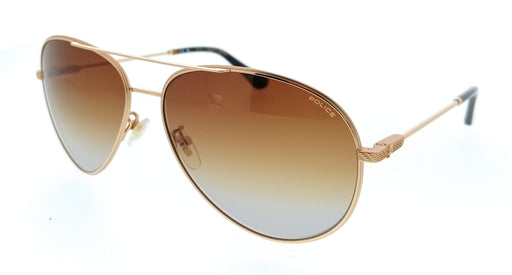 POLICE PLL11 0H34 Gold Aviator Mens Sunglasses
