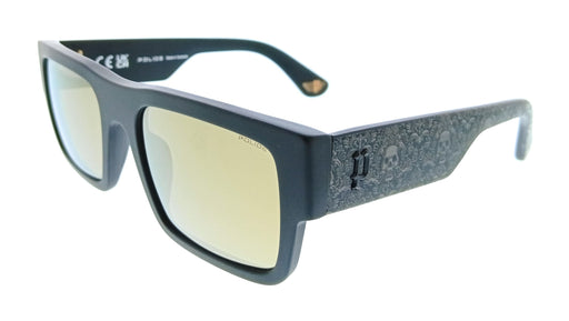 POLICE PLL12 703G Black Square Mens Sunglasses