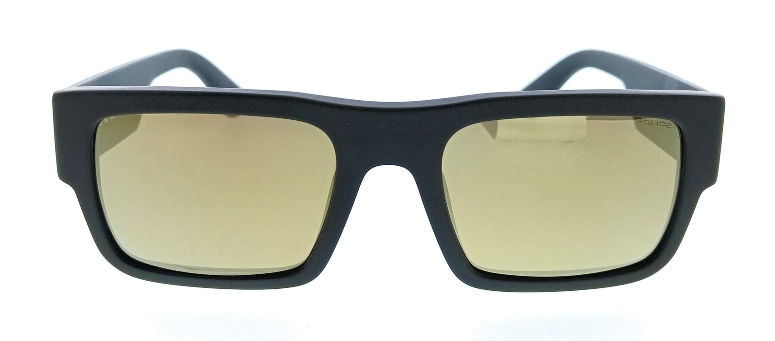 POLICE PLL12 703G Black Square Mens Sunglasses