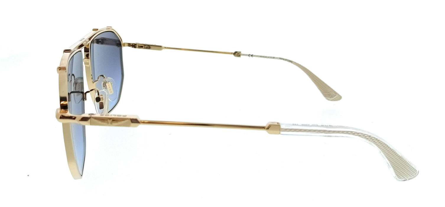 POLICE PLL17 300 Gold Geometric Mens Sunglasses