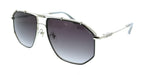 POLICE PLL17 0K07 Silver Geometric Mens Sunglasses