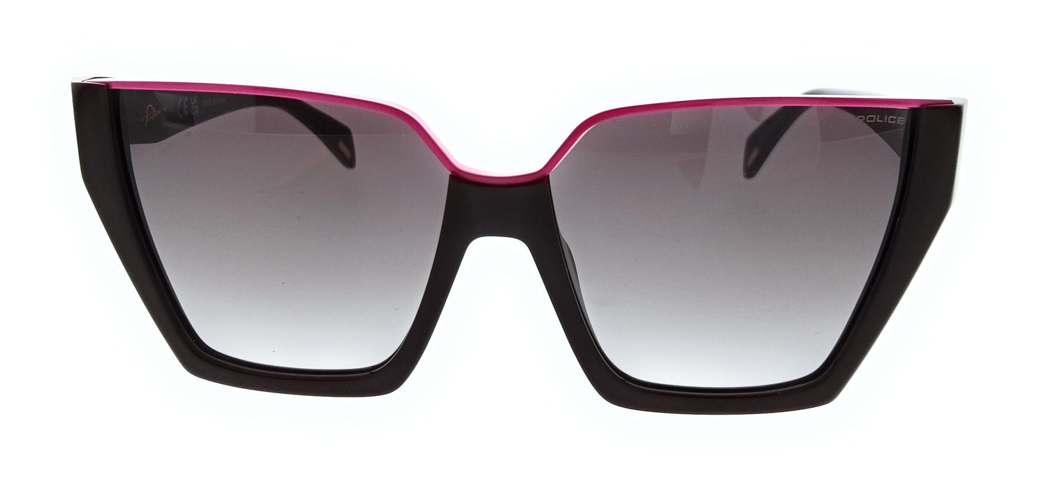 POLICE PLL33 0G96 Burgundy Square Womens Sunglasses