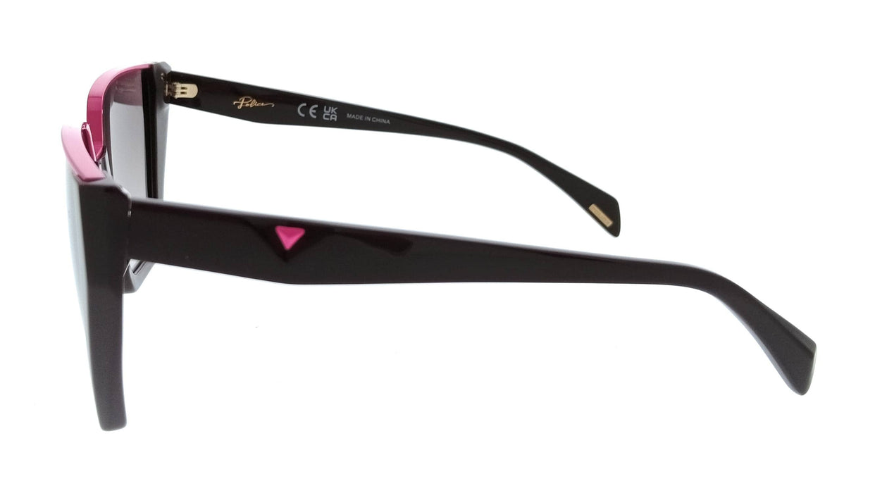 POLICE PLL33 0G96 Burgundy Square Womens Sunglasses