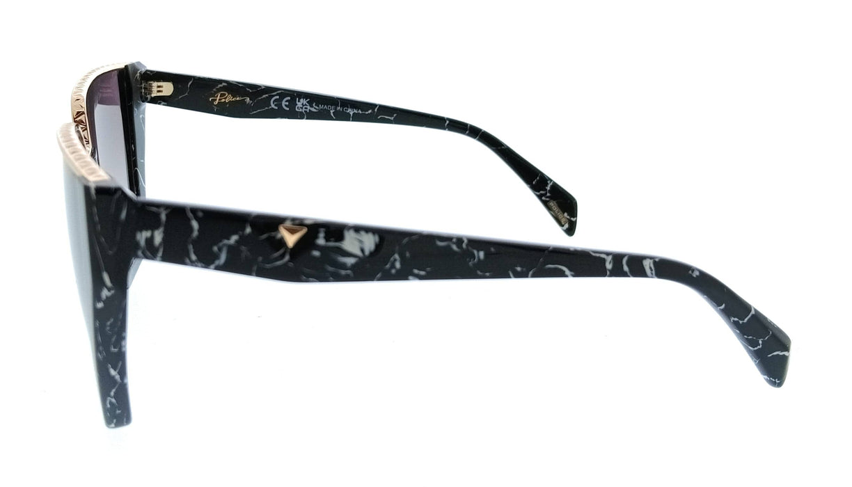 POLICE PLL33E 869 Black Square Womens Sunglasses