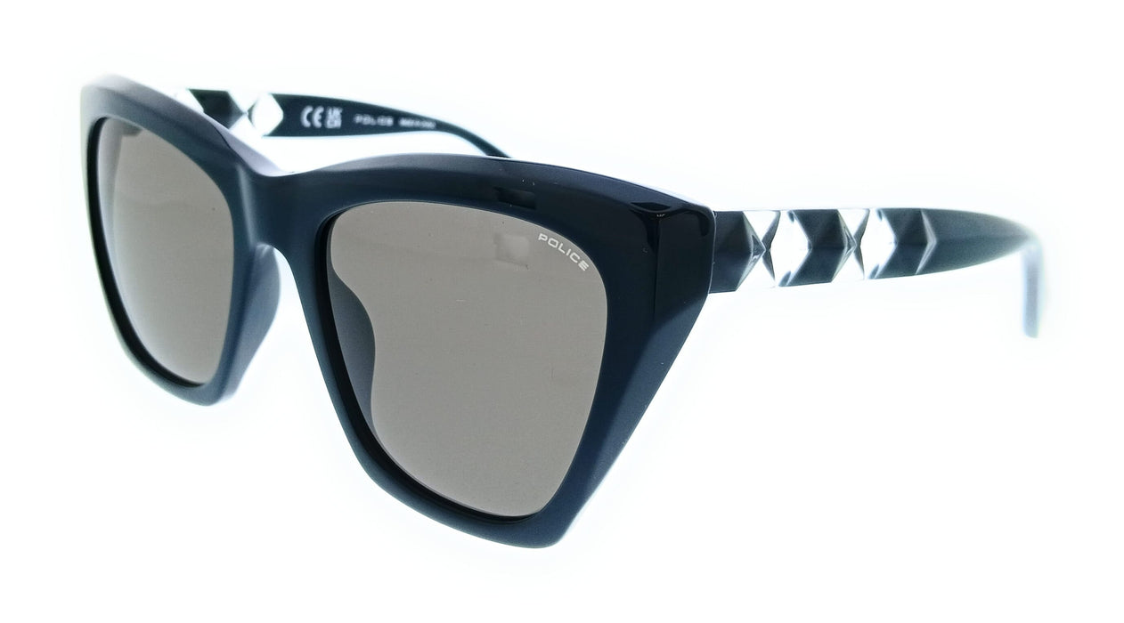 POLICE PLL36 06WT Green Square Womens Sunglasses