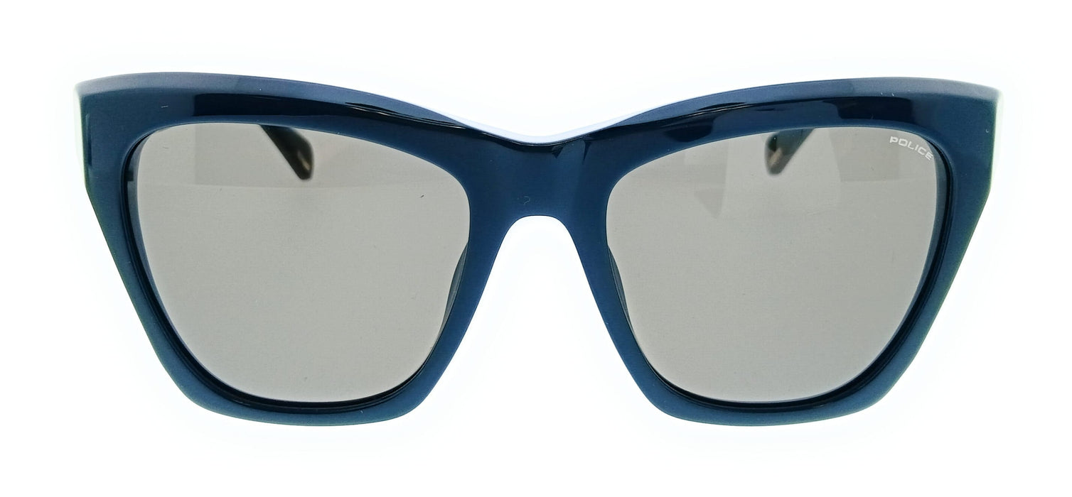 POLICE PLL36 06WT Green Square Womens Sunglasses