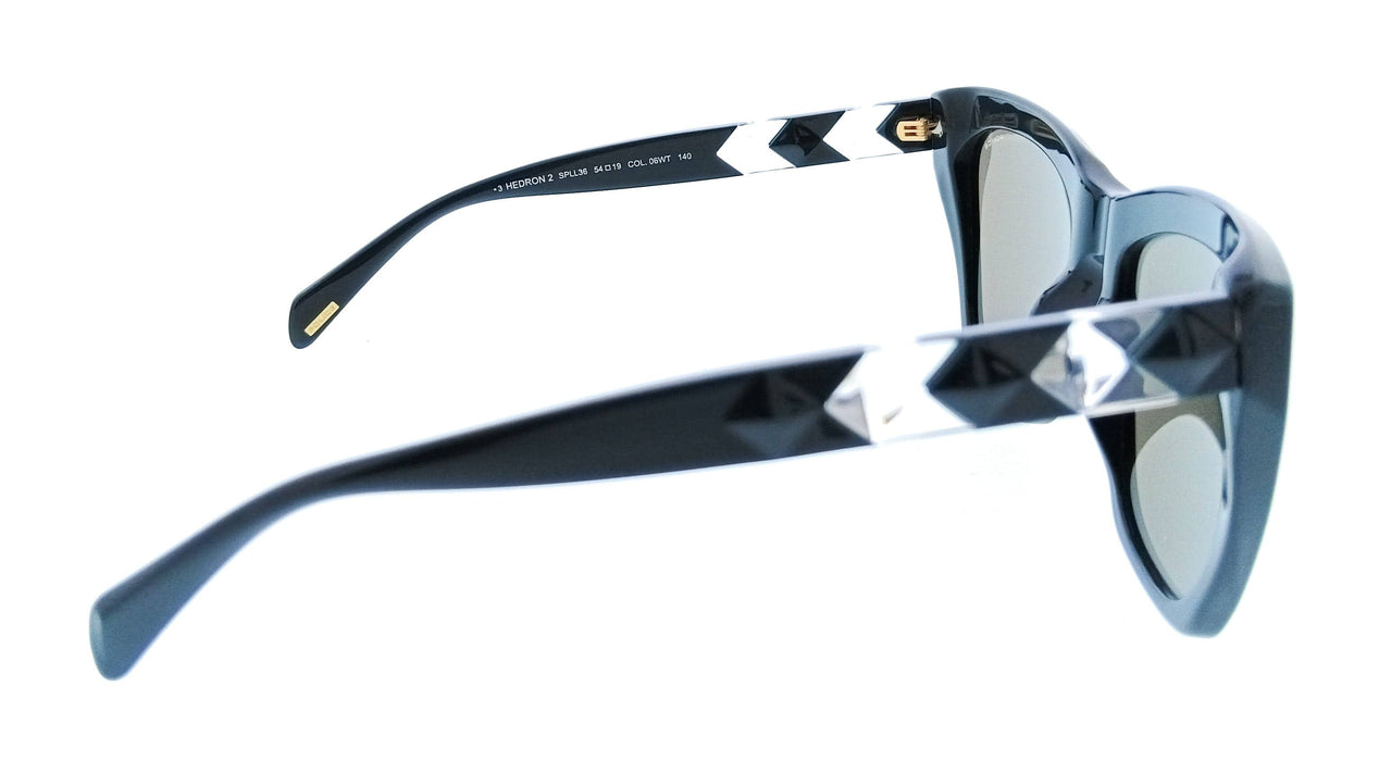 POLICE PLL36 06WT Green Square Womens Sunglasses