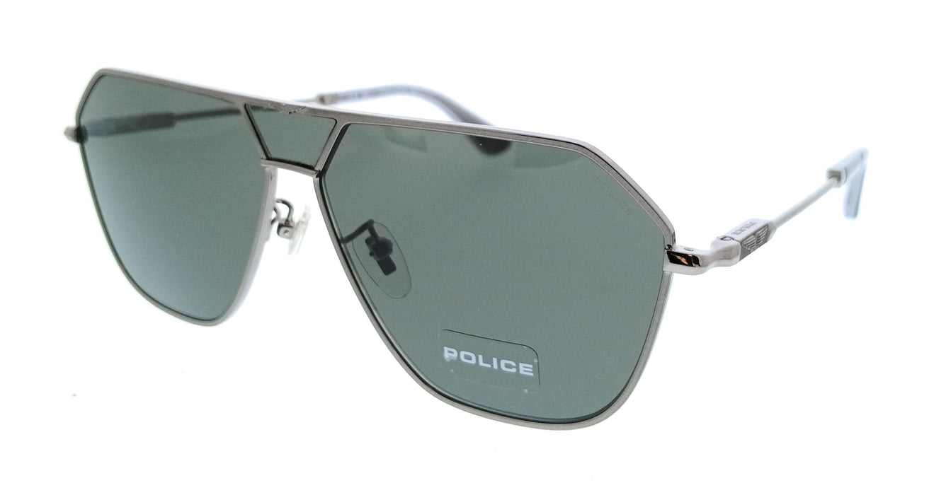 POLICE PLL89 509Y Silver Pantos Mens Sunglasses