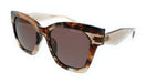 POLICE PLL98M 0AM5 Brown Geometric Womens Sunglasses