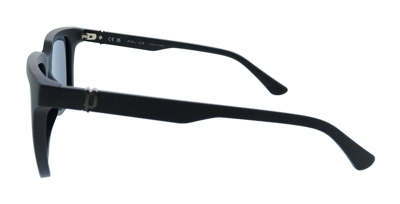 POLICE PLN34E U28Z Black Square Mens Sunglasses