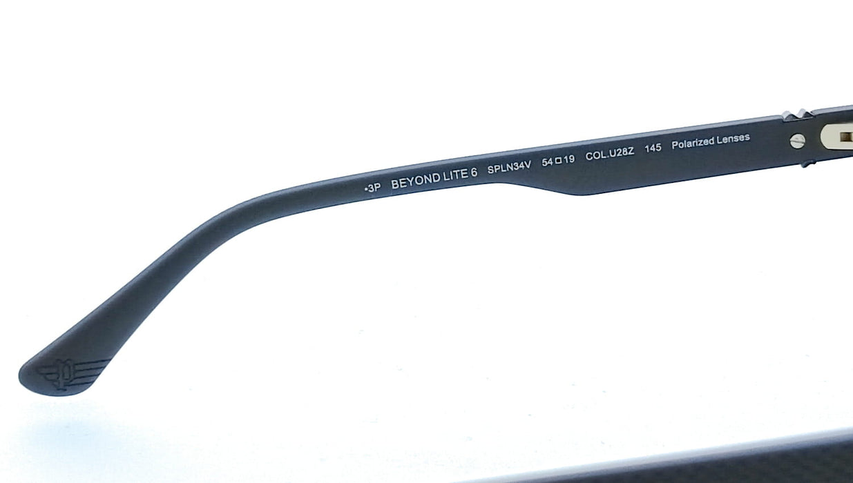 POLICE PLN34E U28Z Black Square Mens Sunglasses