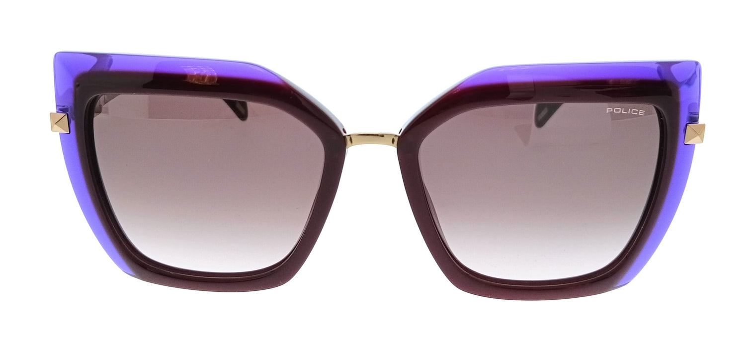 POLICE PLP43M 09F5 Burgundy Butterfly Womens Sunglasses