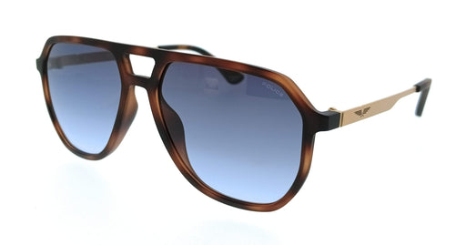 POLICE PLQ81 878 Matt Dark Havana Aviator Mens Sunglasses