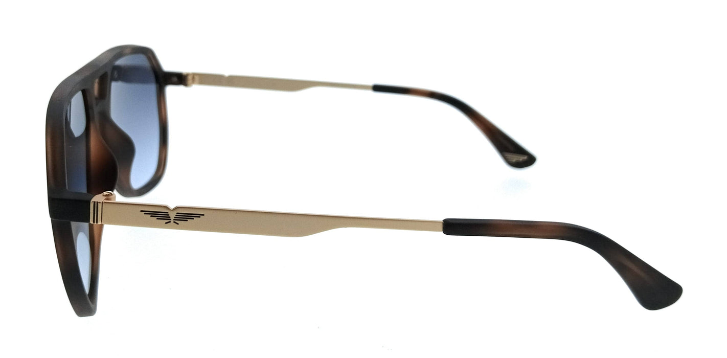 POLICE PLQ81 878 Matt Dark Havana Aviator Mens Sunglasses