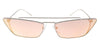 Prada  PR64US 1BC338 CATWALK Silver  Cateye  Sunglasses
