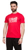 Cavalli Class Red Spray Print Signature Fashion T-Shirt -