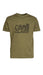 Cavalli Class Military Green Spray Print Signature Fashion T-Shirt -XXL