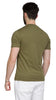 Cavalli Class Military Green Spray Print Signature Fashion T-Shirt -