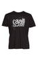 Cavalli Class Black Spray Print Signature Fashion T-Shirt -M