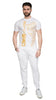 Cavalli Class White Signature Leopard Print Fashion T-Shirt-