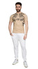 Cavalli Class  Tiger Eyes Print Fashion T-Shirt-