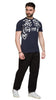 Cavalli Class  Tiger Eyes Print Fashion T-Shirt-