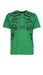 Cavalli Class Brilliant Green Tiger Eyes Print Fashion T-Shirt-XXL
