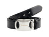 Renato Balestra Napoli Classic Edge Black Adjustable Mens Belt-44