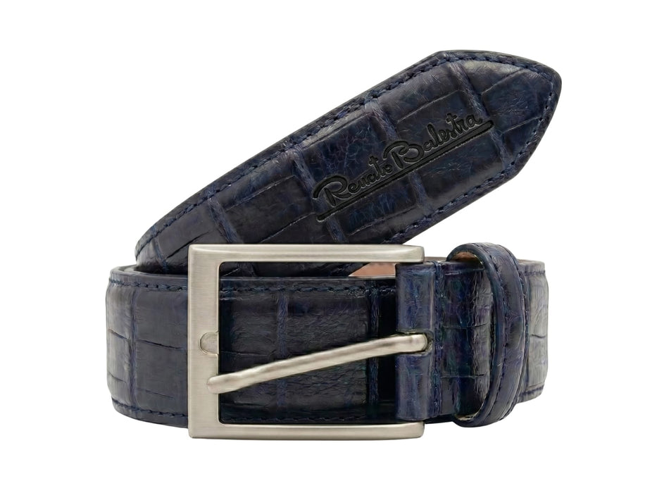 Renato Balestra Torino Regal Black Adjustable Mens Belt-38
