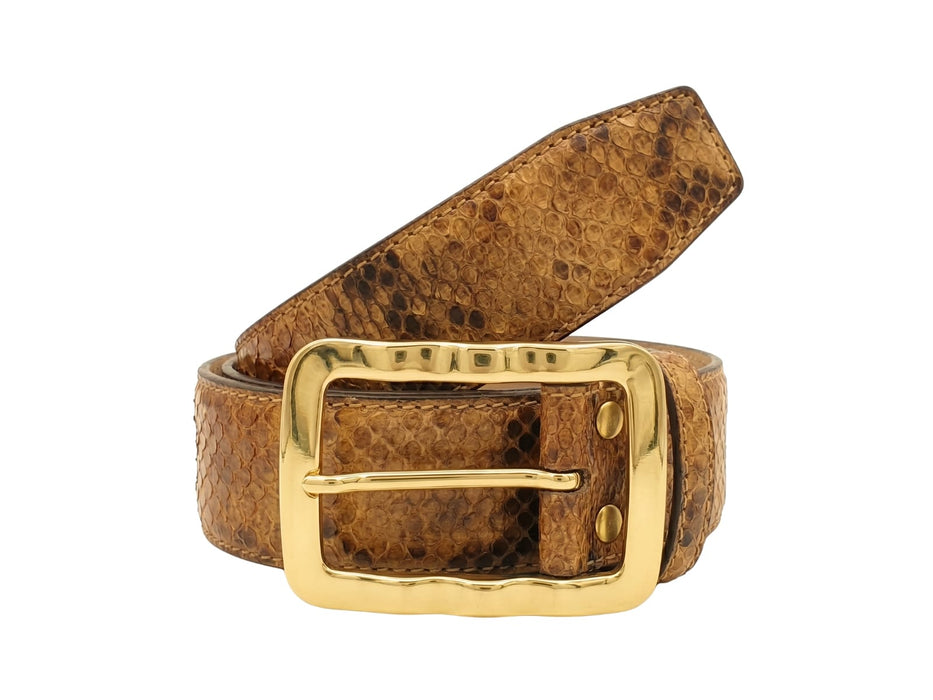 Renato Balestra Brown Serpente Womens Adjustable Belt-40