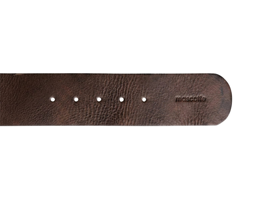 Renato Balestra Thick Round Buckel Brown Womens Adjustable Belt-32
