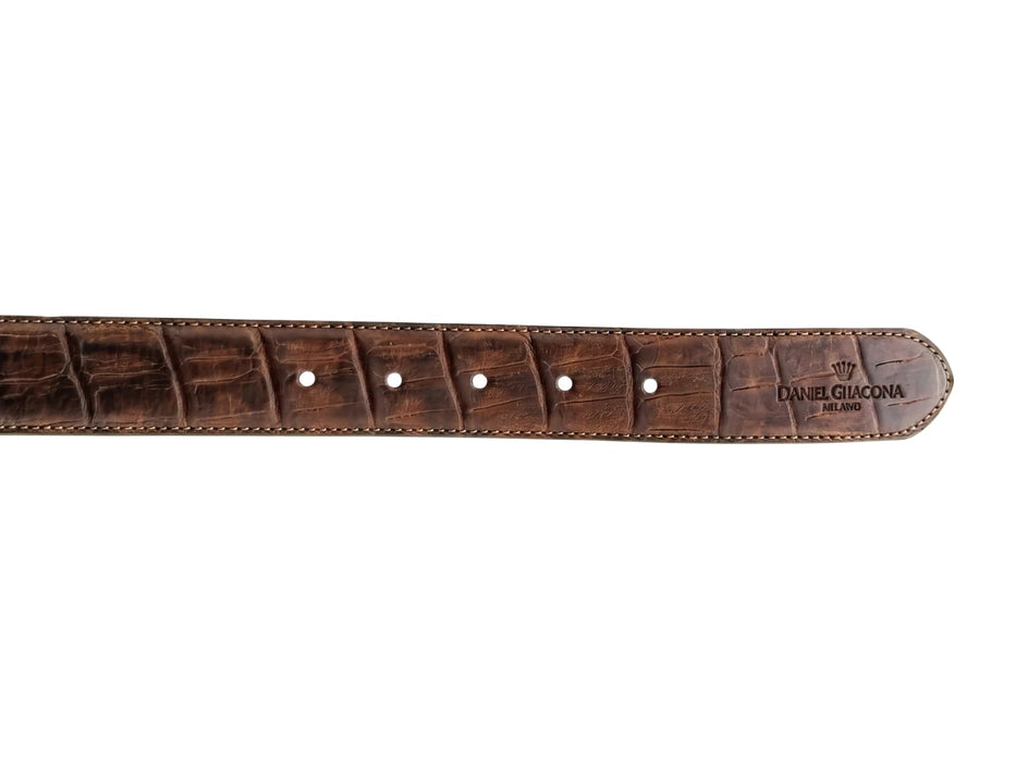 Renato Balestra Pressed Brown Mens Adjustable Belt-46
