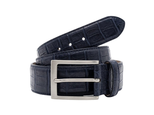 Renato Balestra Shiny Skin Black Mens Adjustable Belt-46