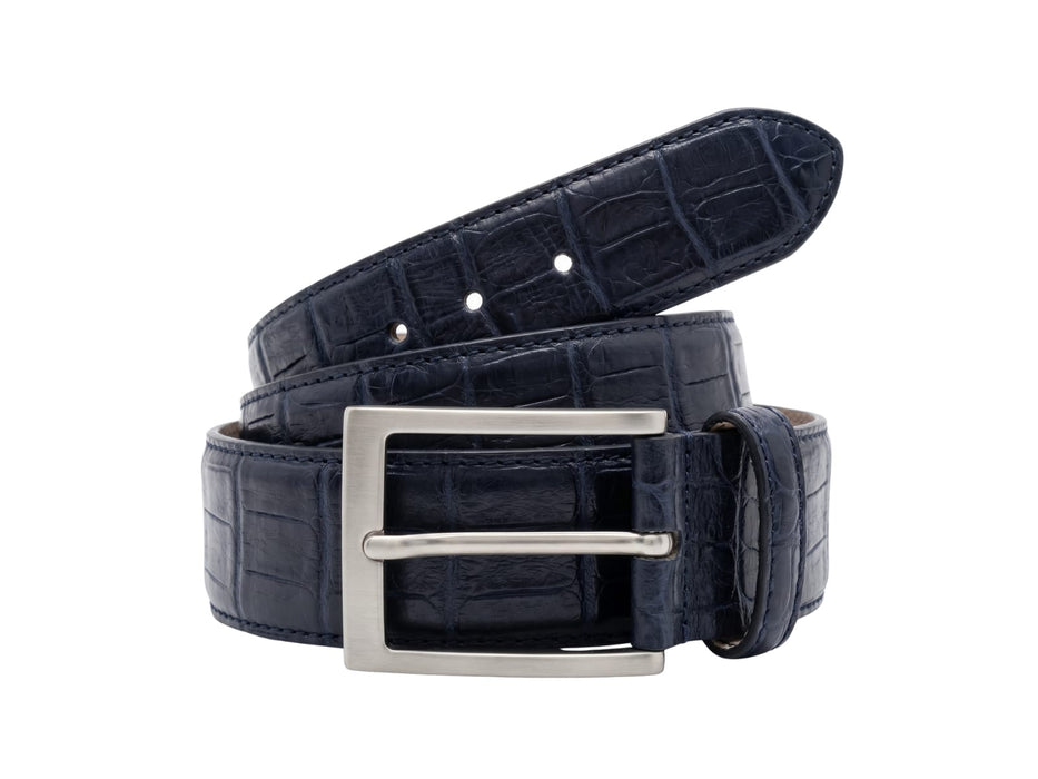 Renato Balestra Shiny Skin Black Mens Adjustable Belt-46