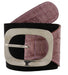 Renato Balestra Allesandra VL NR Purple/Black Leather Womens Belt